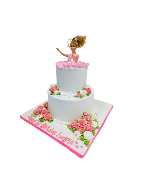 Smyra Barbie Tiered Birthday Cake Rashmi s Bakery