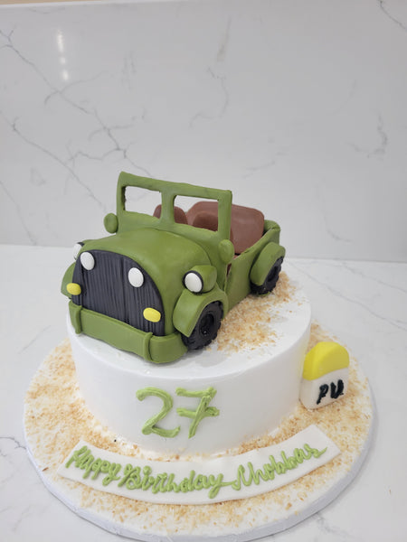 Jeep Cream Cake - Rashmi's Bakery