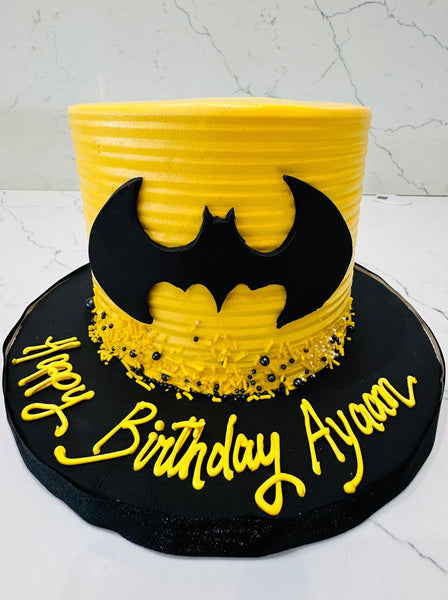 Batman Buttercream Cake - Honey Cakes