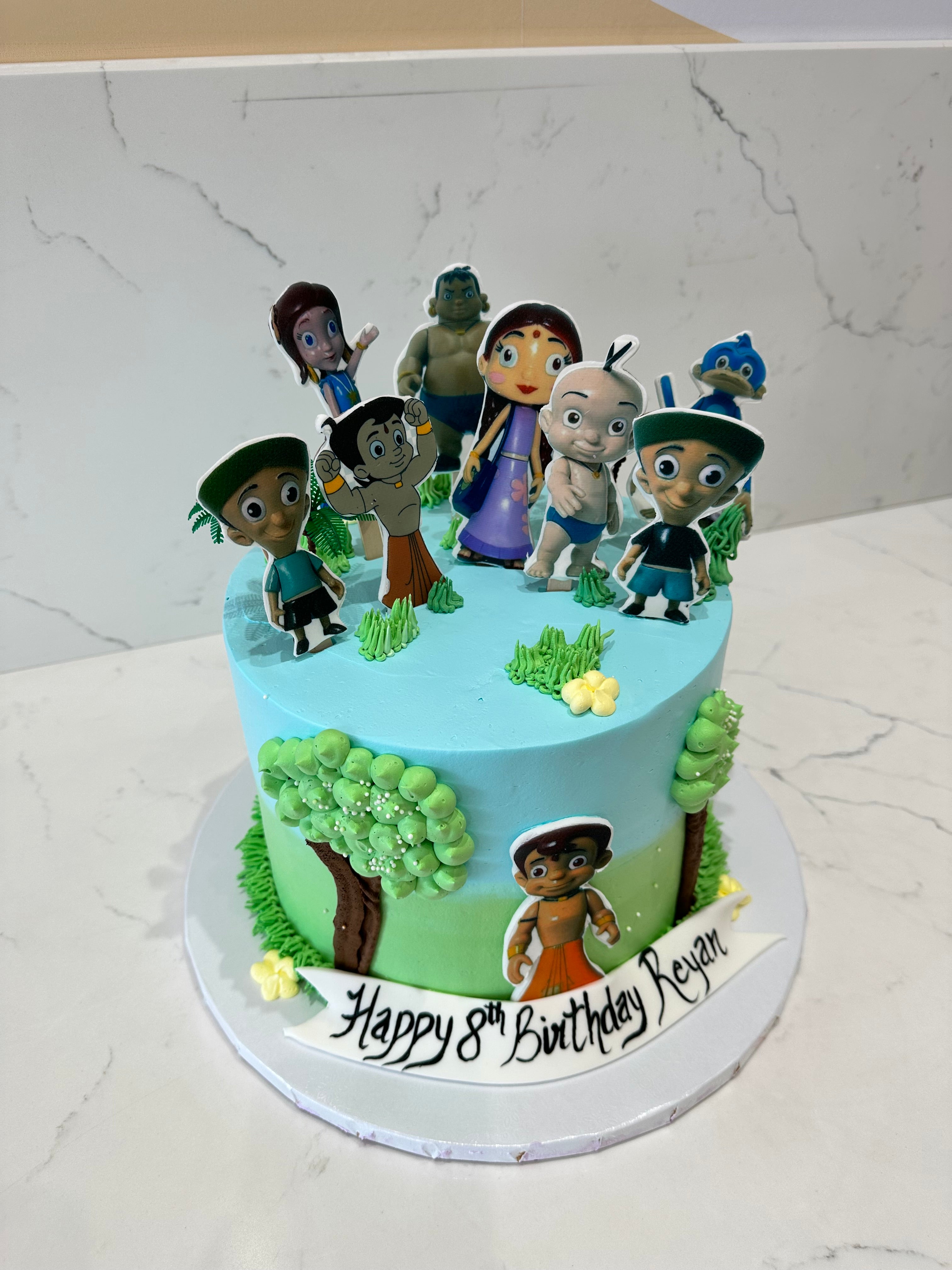 Birthday cake Torte Cake decorating Bakery, chota bheem, cream, cake  Decorating, sugar Cake png | PNGWing