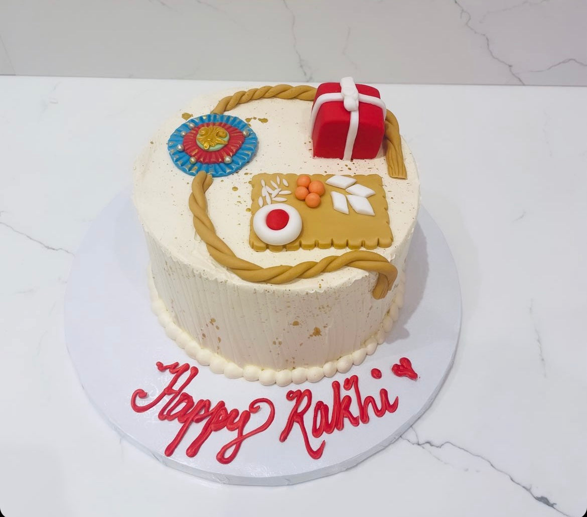Raksha Bandhan Cake , How to make Rakhi, Celebration Cake, Special Occasion  Cake - YouTube