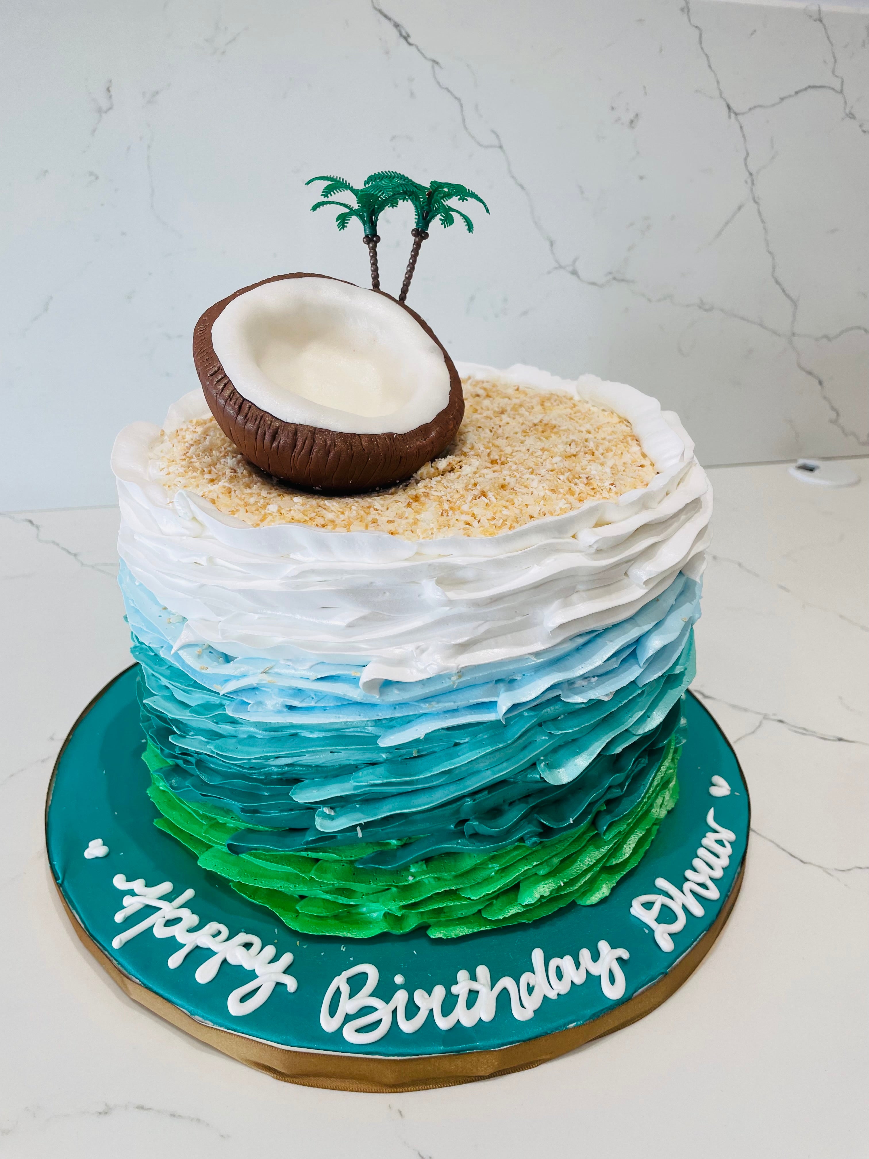 Happy Birthday Chocolate 4-Layer Cake