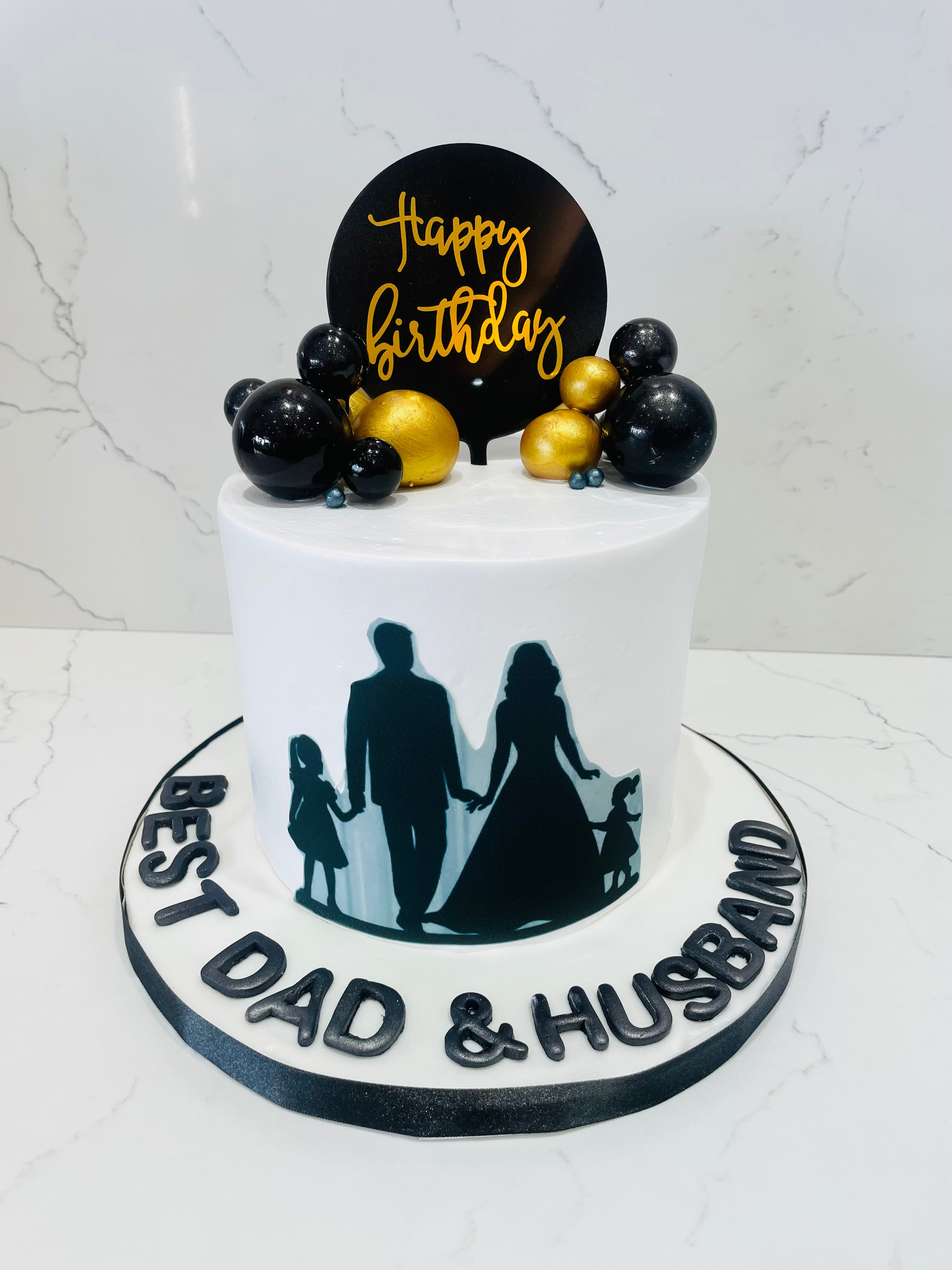 A surprise birthday cake of the family that couldn't be with us physically  for the day. - Picture of Short & Sweet Bakery & Cafe, Island of Hawaii -  Tripadvisor