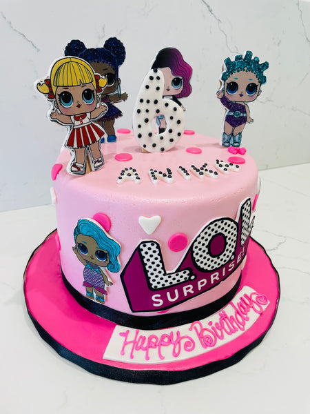 ANIKA LOL SURPRISE FONDANT CAKE - Rashmi's Bakery