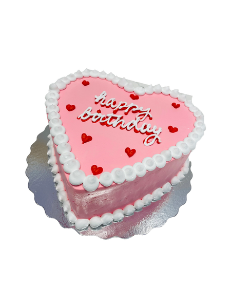 Pink Heart Blob Cake - Rashmi's Bakery