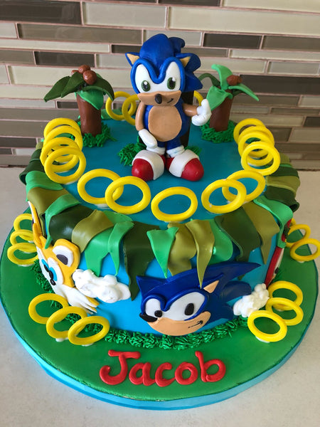 Sonic Fondant Cake - Rashmi's Bakery