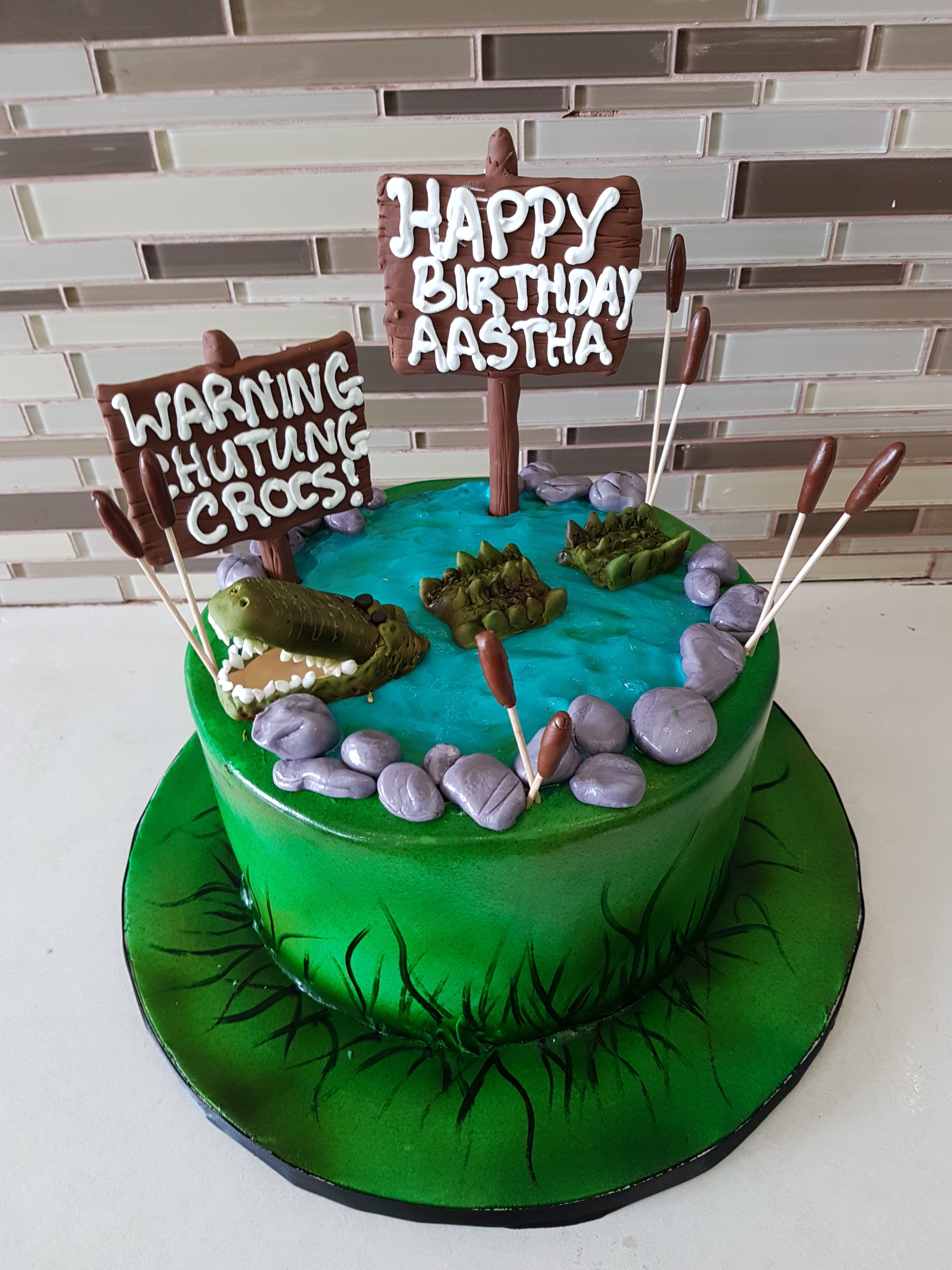 Crocodile - Edible Cake Topper or Cupcake Toppers – Edible Prints On Cake  (EPoC)