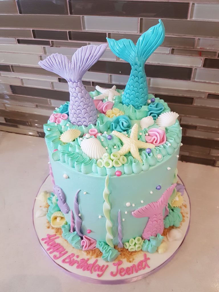 Jeenat Mermaid Birthday Cake - Rashmi's Bakery