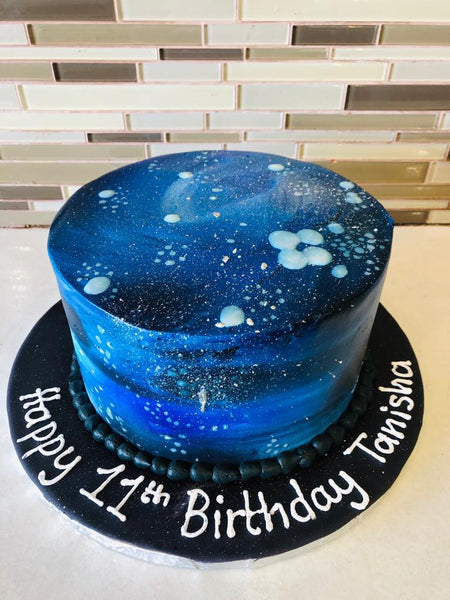 Galaxy Themed Birthday Cake - Rashmi's Bakery