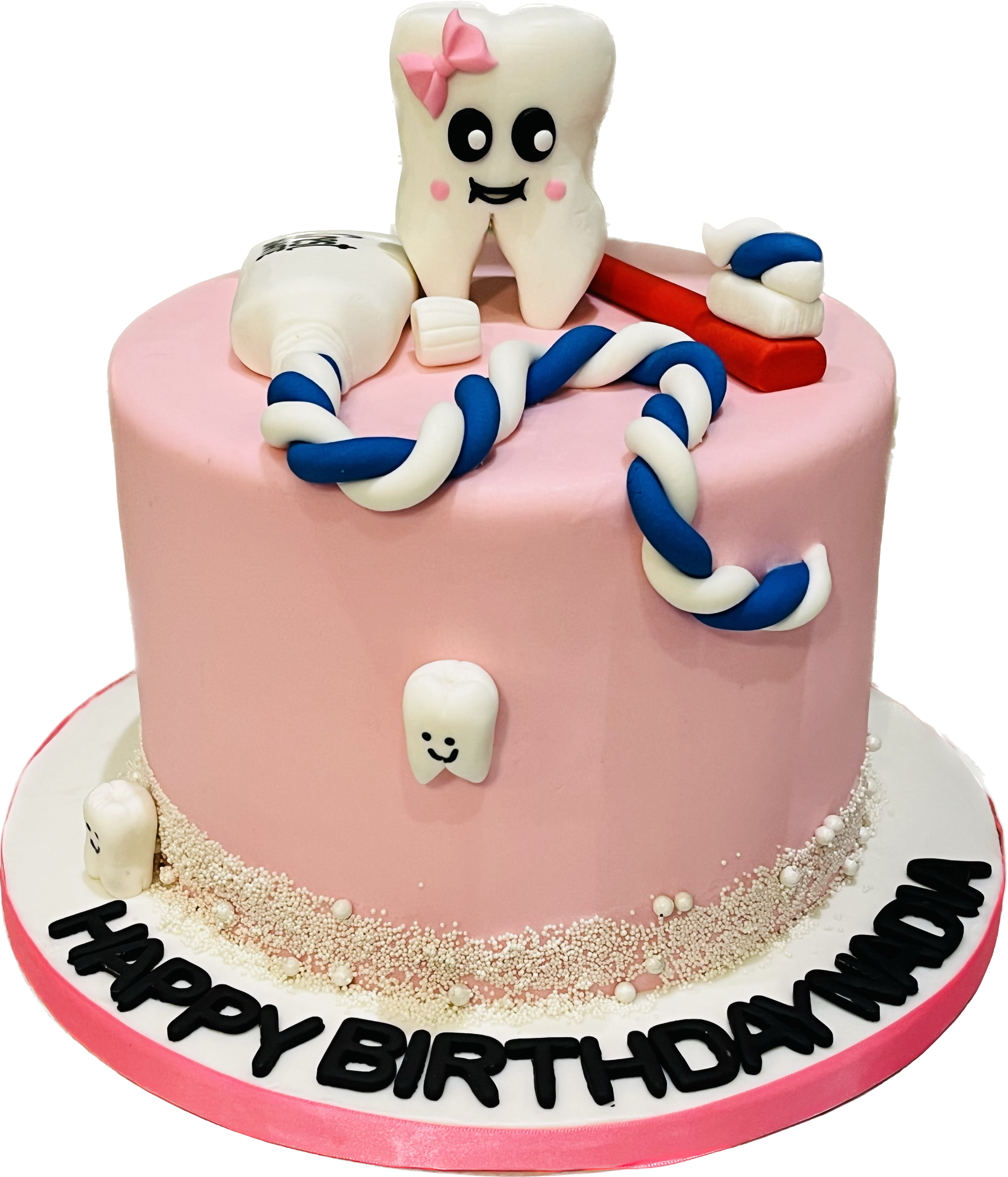 Dentist Theme Based Cake