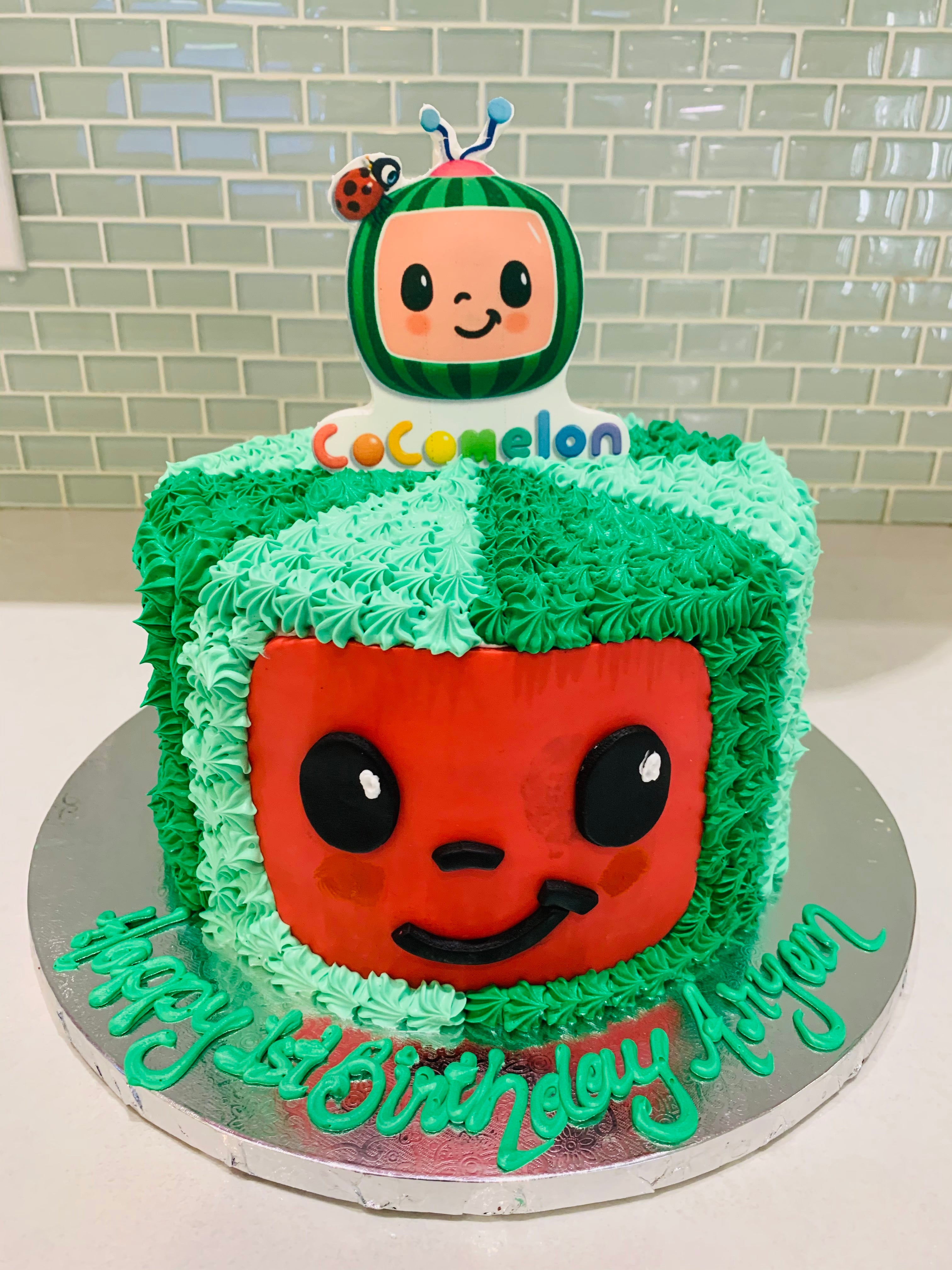 Dreamy Cocomelon Theme Cake - Wishingcart.in