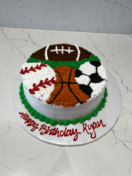 Sport Capri Leggings - 25th Birthday Cake Castle - Rainbow Rules