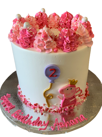 Order Online Brown Peppa Pig Cake For Girls | Order For Quick Delivery |  The French Cake Company