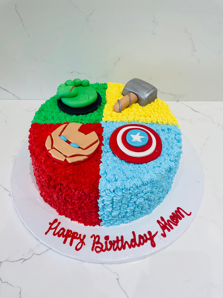 Marvel Avengers Chocolate Photo Cake uae | Gift Marvel Avengers Chocolate  Photo Cake- FNP