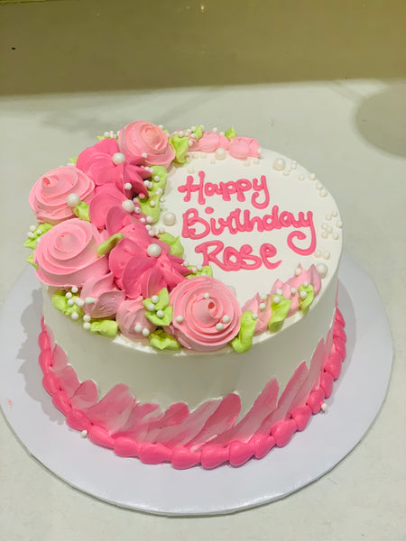 ROSE BIRTHDAY CAKE - Rashmi's Bakery