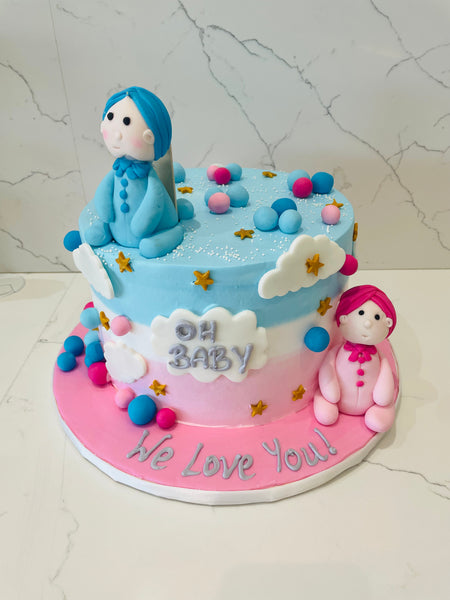 Owl Cake for Twins 1st Birthday + Smash Cakes