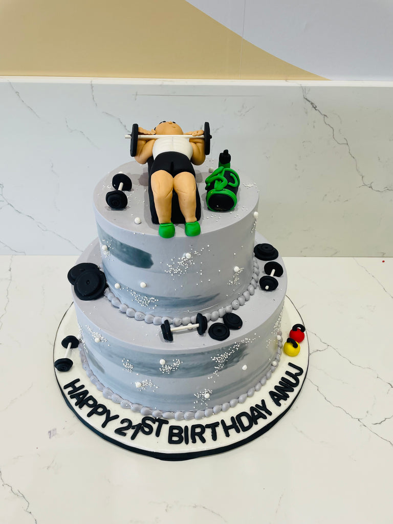 Gym Cake - CakeCentral.com