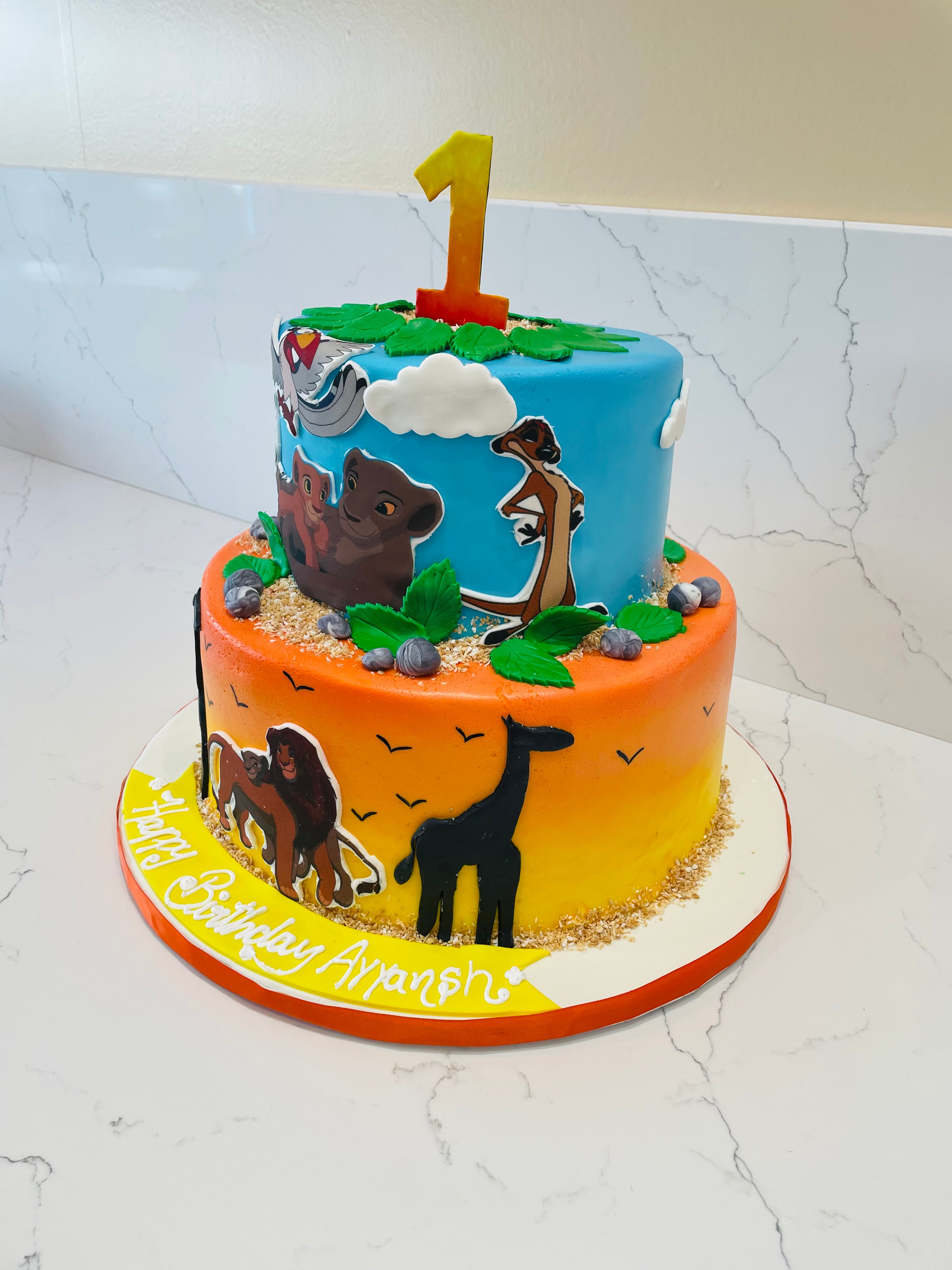 Amazon.com: 7.5 Inch Edible Cake Toppers – Lion King Themed Birthday Party  Collection of Edible Cake Decorations : Grocery & Gourmet Food