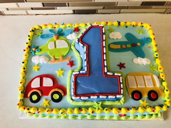 Amazon.com: All Aboard! Train Themed Happy Birthday Party Supplies 16 Cake  Plates, 16 Lunch Napkins, Banner, Table Cover, Centerpiece, Grandma Olive's  Recipe : Toys & Games