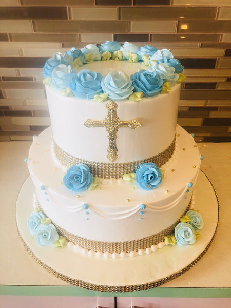 Order your Dove of Peace themed christening cake directly from The French  Cake Company