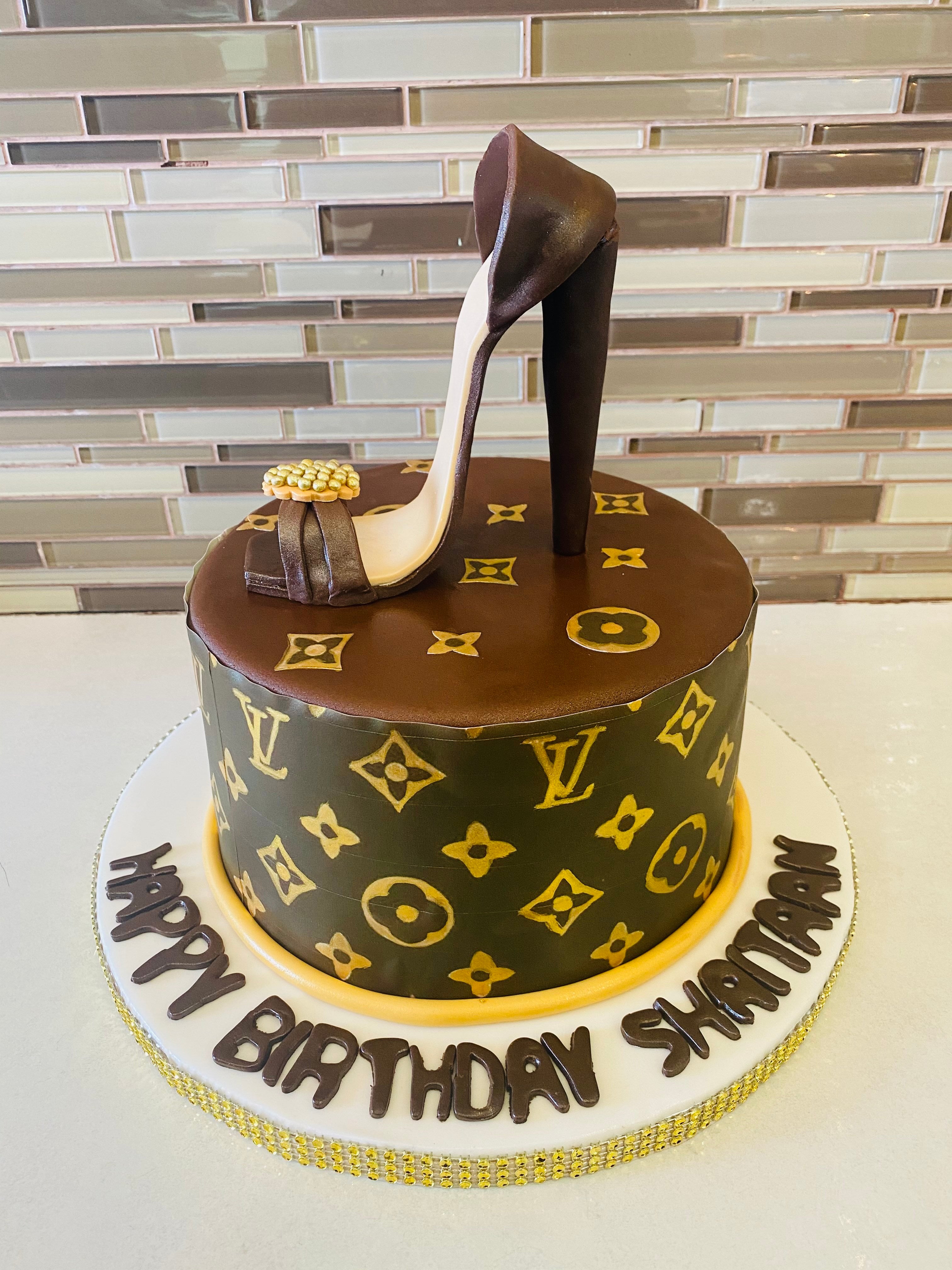 made FRESH daily: Louboutin and Louis Vuitton Birthday Cake!