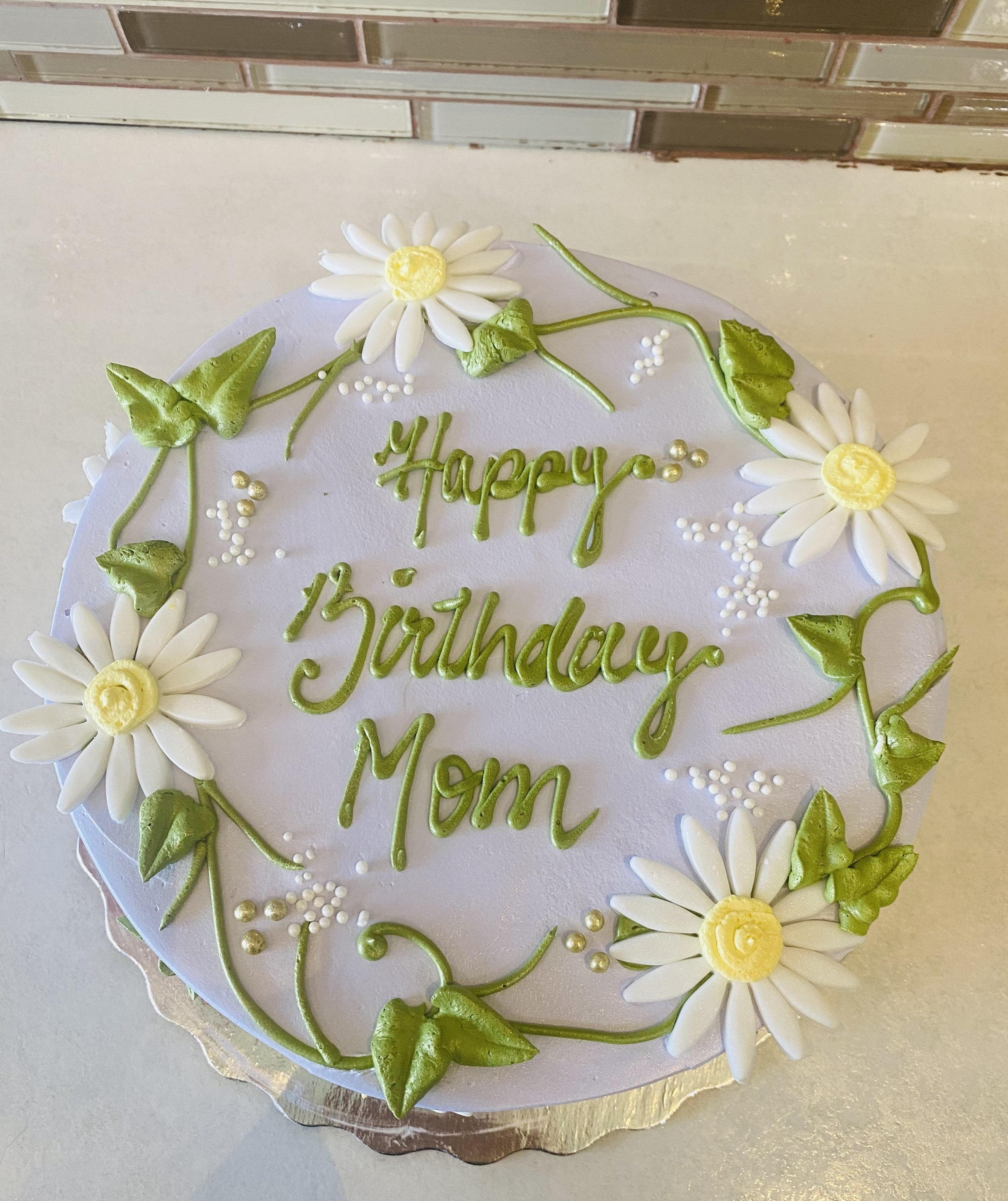 Upsy Daisy 1st Birthday Cake - Mel's Amazing Cakes