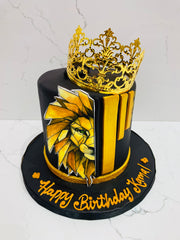 Send crown cake for boys online by GiftJaipur in Rajasthan